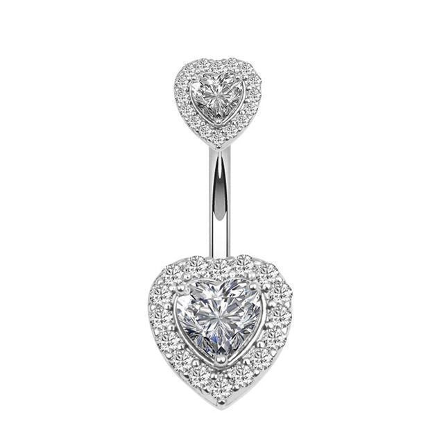 Navel Stud Peach Heart Women's Piercing Jewelry Umbilical Ring $10.39 Dana Fashion Color: Cyan 1173 Women's Accessories Product information: Type: umbilical cord ring Treatment Process: Electroplating Color: white gold 1173, pink diamond 1173, Cyan 1173,