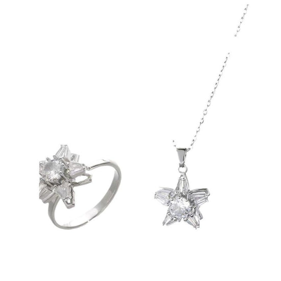Necklace Female Flower Micro Inlaid Zircon Rotation $15.12 Dana Fashion Color: Flower Rotating Necklace Women's Accessories Product information: Treatment Process: Diamond Color: X0350 flower rotating necklace, J0225 flower spinning ring Applicable popula