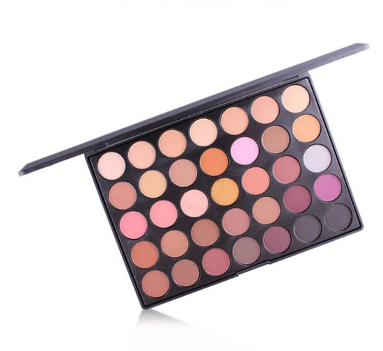 New 35 Colors of Shimmer Matte Shadow Eyeshadow Palette - The Palette B $25.50 Dana Fashion Model: NT1 makeup New 35 Colors of Shimmer Matte Shadow Eyeshadow Palette - The Palette B