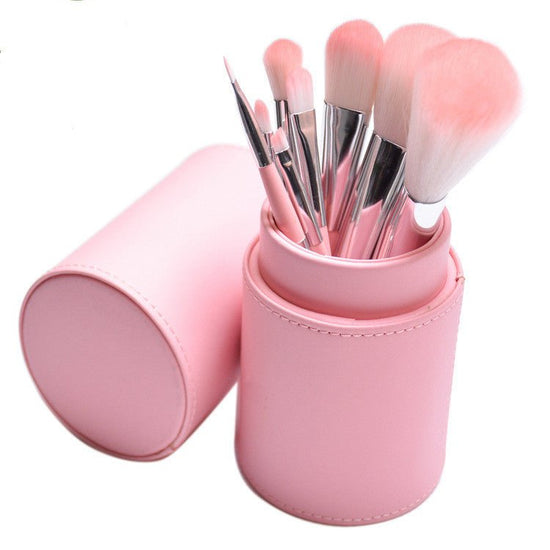 New 8 Makeup Brush Set, Eye Shadow, Blush, Foundation Brush, Makeup And Beauty Tools $34.53 Dana Fashion Color: Pink makeup Product information: Product category: makeup brush set Brush material: nylon Brush type: PU Brush handle material: wooden handle B