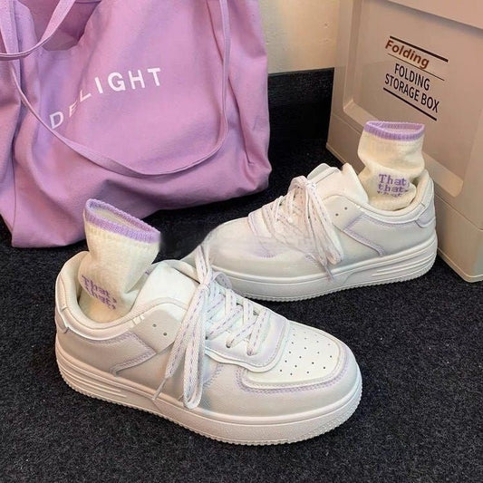 New All-match Flat Embroidered White Shoes Women $39.99 Dana Fashion Color: Green Size: 35 Women's shoes Product information: Applicable sports: Universal Lining material: Mesh Color: purple, green Upper height: low top Heel height: flat heel Heel shape: