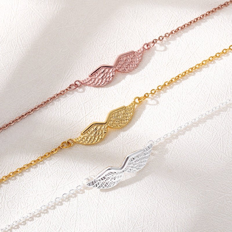 New Angel Wings Charm Bracelet $12.18 Dana Fashion Color: Gold Plating Women's Accessories Product information: Treatment Process: Electroplating Type: Bracelet Color: gold plated, silver plated, rose gold Material: Copper Modeling: animal/Zodiac Popular