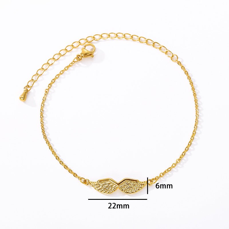 New Angel Wings Charm Bracelet $12.18 Dana Fashion Color: Gold Plating Women's Accessories Product information: Treatment Process: Electroplating Type: Bracelet Color: gold plated, silver plated, rose gold Material: Copper Modeling: animal/Zodiac Popular