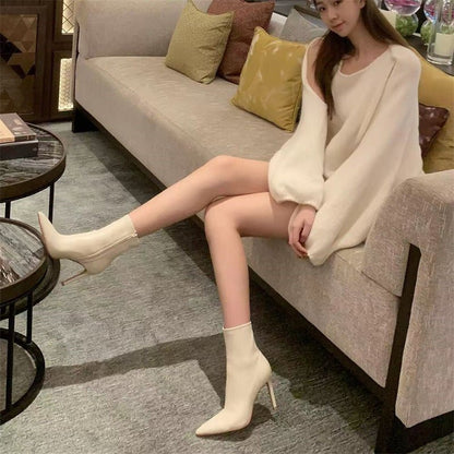New Autumn Fried Street Fashion Stiletto Heel Pointed Martin BootsDana FashionDana Fashion{{ product_title Women's shoes }} - Dana Fashion