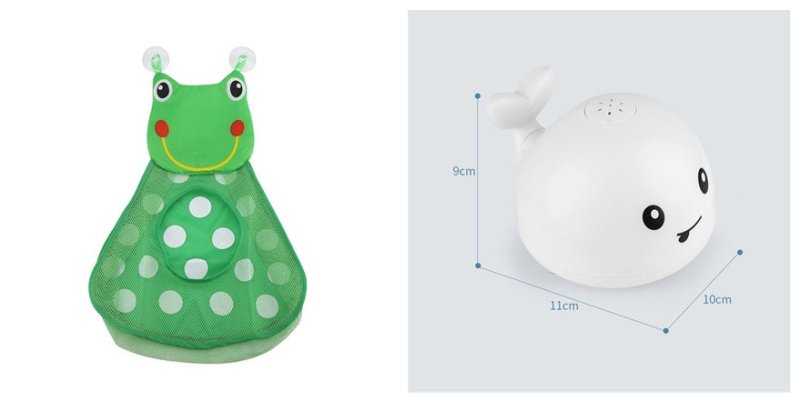 New Baby Bathroom Bath Electric Induction Whale Spray Small Toy $29.95 Dana Fashion Color: 7set Toys & Hobbies Overview: Easy to use: put the battery on the spray water whale and then on the water. It will automatically spray water and flash. Take it out