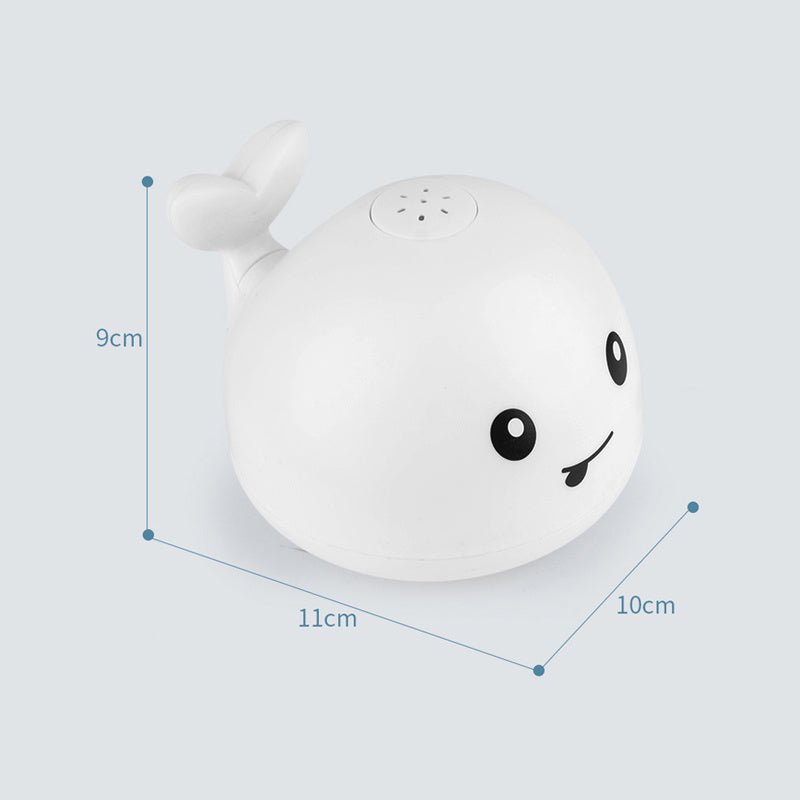 New Baby Bathroom Bath Electric Induction Whale Spray Small Toy $20.29 Dana Fashion Color: White Toys & Hobbies Overview: Easy to use: put the battery on the spray water whale and then on the water. It will automatically spray water and flash. Take it out