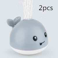 New Baby Bathroom Bath Electric Induction Whale Spray Small Toy $37.68 Dana Fashion Color: Grey2pcs Toys & Hobbies Overview: Easy to use: put the battery on the spray water whale and then on the water. It will automatically spray water and flash. Take it