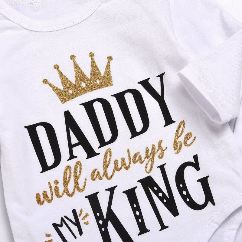 New Baby boys Clothing Set Tops Romper +Crown Pants $25.50 Dana Fashion Color: Photo color Size: 100cm Baby Clothing Main fabric composition: cotton