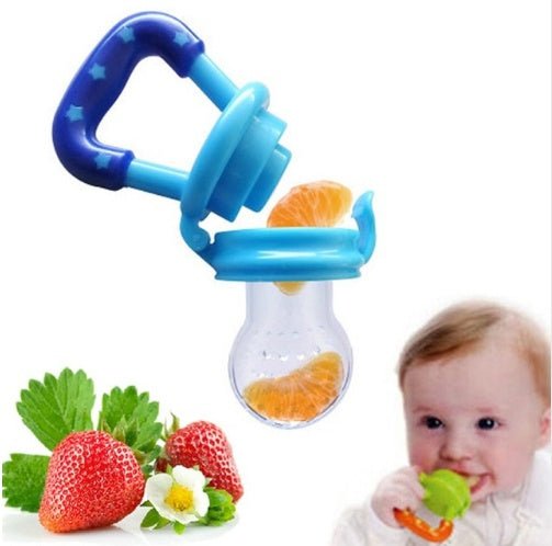 New Baby Silicone Pacifier, Encapsulated To Soothe Complementary Food Feeding Artifact $21.34 Dana Fashion Color: Blue4pcs Size: L Baby & Mother Overview: Keep your children from choking while enjoying the fun of independent feeding. Suitable for most kin