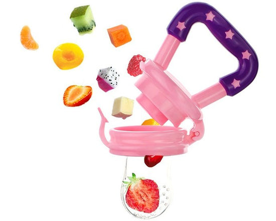 New Baby Silicone Pacifier, Encapsulated To Soothe Complementary Food Feeding Artifact $21.34 Dana Fashion Color: Pink4pcs Size: L Baby & Mother Overview: Keep your children from choking while enjoying the fun of independent feeding. Suitable for most kin