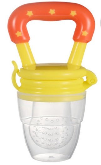 New Baby Silicone Pacifier, Encapsulated To Soothe Complementary Food Feeding Artifact $11.79 Dana Fashion Color: Yellow Size: L Baby & Mother Overview: Keep your children from choking while enjoying the fun of independent feeding. Suitable for most kinds