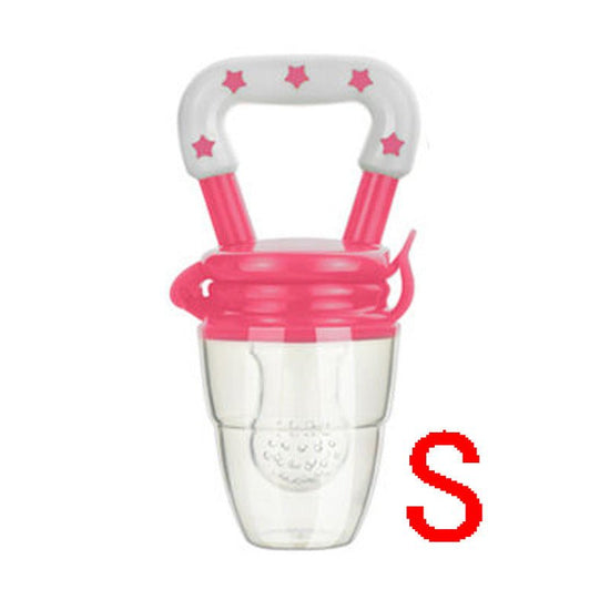 New Baby Silicone Pacifier, Encapsulated To Soothe Complementary Food Feeding Artifact $8.75 Dana Fashion Color: Rose Red Size: S Baby & Mother Overview: Keep your children from choking while enjoying the fun of independent feeding. Suitable for most kind