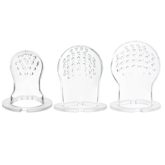 New Baby Silicone Pacifier, Encapsulated To Soothe Complementary Food Feeding Artifact $8.08 Dana Fashion Color: Nipple set Size: Set Baby & Mother Overview: Keep your children from choking while enjoying the fun of independent feeding. Suitable for most