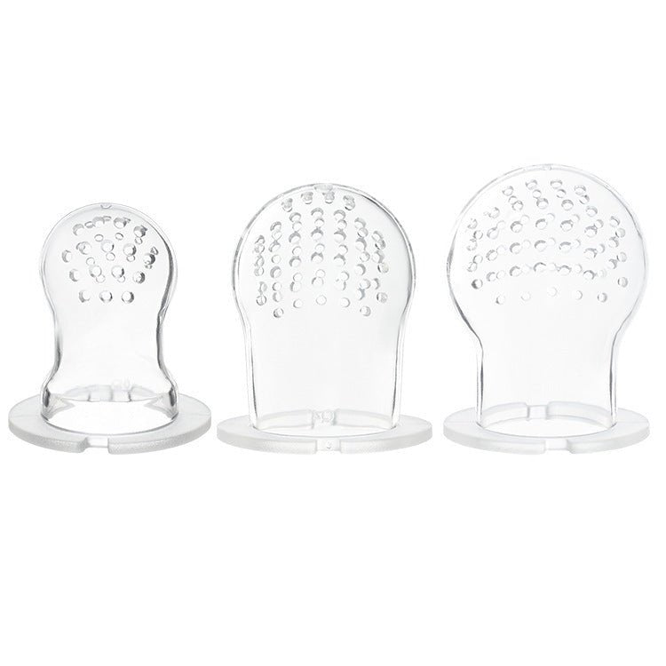 New Baby Silicone Pacifier, Encapsulated To Soothe Complementary Food Feeding Artifact $8.08 Dana Fashion Color: Nipple set Size: Set Baby & Mother Overview: Keep your children from choking while enjoying the fun of independent feeding. Suitable for most