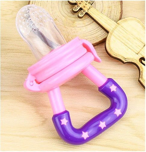 New Baby Silicone Pacifier, Encapsulated To Soothe Complementary Food Feeding Artifact $11.79 Dana Fashion Color: Pink Size: L Baby & Mother Overview: Keep your children from choking while enjoying the fun of independent feeding. Suitable for most kinds o