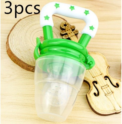 New Baby Silicone Pacifier, Encapsulated To Soothe Complementary Food Feeding Artifact $26.99 Dana Fashion Color: Green3pcs Size: L Baby & Mother Overview: Keep your children from choking while enjoying the fun of independent feeding. Suitable for most ki