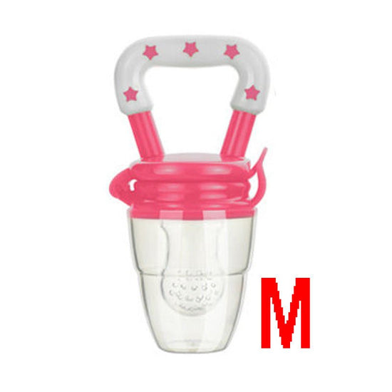 New Baby Silicone Pacifier, Encapsulated To Soothe Complementary Food Feeding Artifact $14.39 Dana Fashion Color: Rose Red Size: M Baby & Mother Overview: Keep your children from choking while enjoying the fun of independent feeding. Suitable for most kin