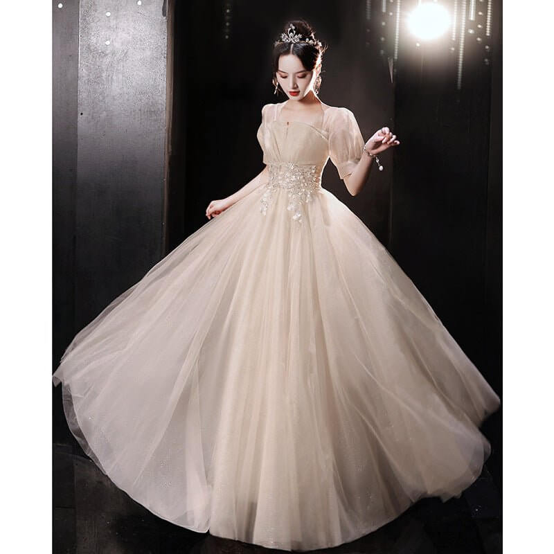 New Birthday Banquet Party Elegant Socialite Host Fairy Slim Evening Dress For Women $94.50 Dana Fashion Color: Black Long Size: L Women's clothing Product information: Fabric name: Polyester Fiber Color: Lotus Pink long, light champagne color long, black
