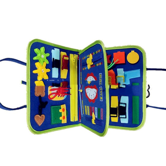 New Busy Book Children's Busy Board Dressing And Buttoning Learning Baby Early Education Preschool Sensory Learning Toy $34.66 Dana Fashion Color: K Toys & Hobbies Overview: ✅Made of soft felted wool, the activity board is flexible with no hard corners, s
