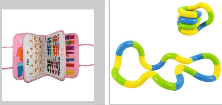 New Busy Book Children's Busy Board Dressing And Buttoning Learning Baby Early Education Preschool Sensory Learning Toy $45.94 Dana Fashion Color: R set Toys & Hobbies Overview: ✅Made of soft felted wool, the activity board is flexible with no hard corner