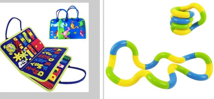 New Busy Book Children's Busy Board Dressing And Buttoning Learning Baby Early Education Preschool Sensory Learning Toy $35.45 Dana Fashion Color: G set Toys & Hobbies Overview: ✅Made of soft felted wool, the activity board is flexible with no hard corner