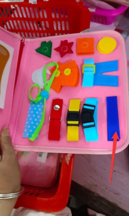 New Busy Book Children's Busy Board Dressing And Buttoning Learning Baby Early Education Preschool Sensory Learning Toy $38.51 Dana Fashion Color: M Toys & Hobbies Overview: ✅Made of soft felted wool, the activity board is flexible with no hard corners, s