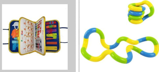 New Busy Book Children's Busy Board Dressing And Buttoning Learning Baby Early Education Preschool Sensory Learning Toy $45.94 Dana Fashion Color: L set Toys & Hobbies Overview: ✅Made of soft felted wool, the activity board is flexible with no hard corner
