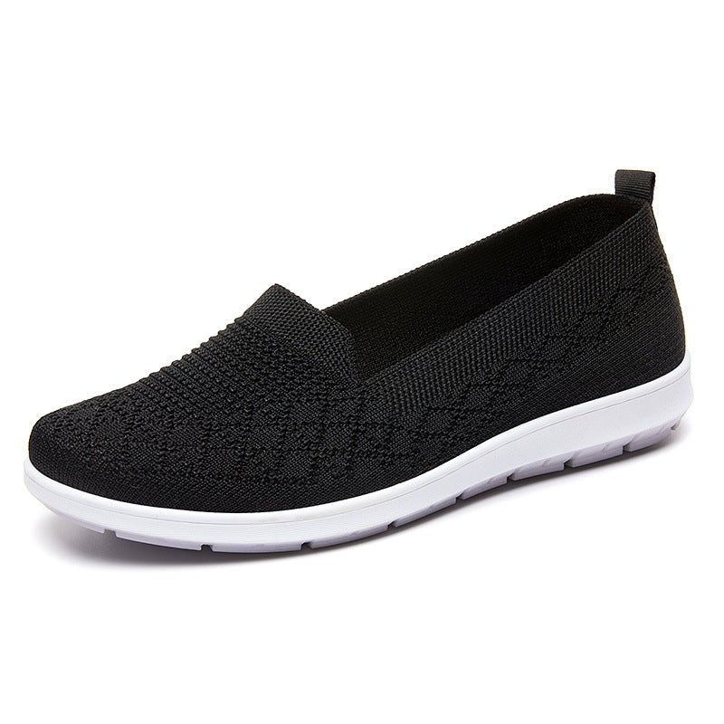 New Casual Breathable Flat Shoes $39.99 Dana Fashion Color: Black Size: 36 Women's shoes Product information: Pattern: solid color Applicable sports: Universal Lining material: Mesh Color: G-856 Black, G-856 purple, G-856 pink Upper height: low top Heel h