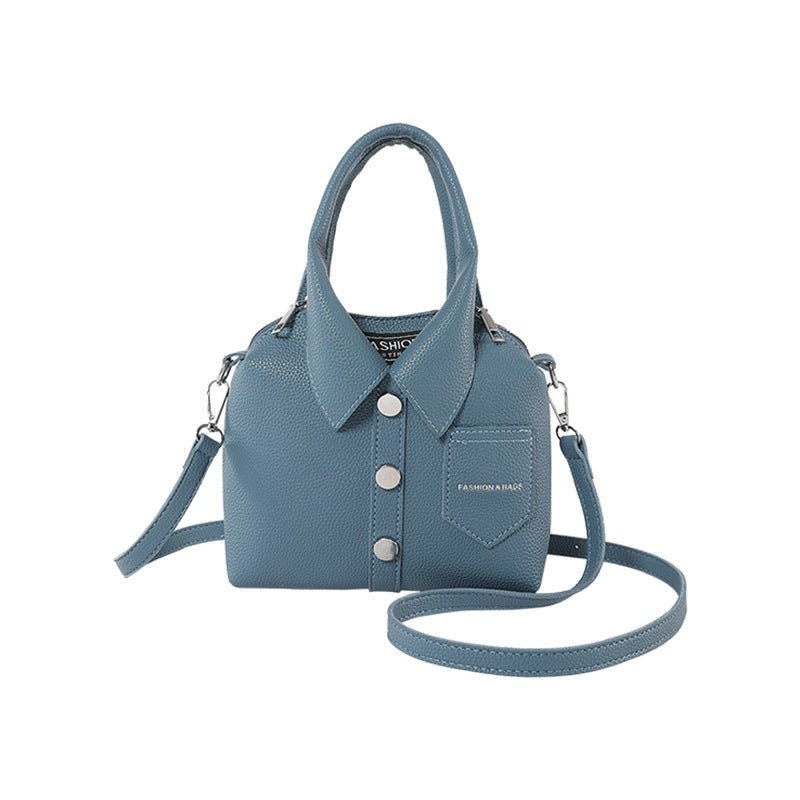 New Clothes Stylish Simple And Versatile Shoulder Crossbody Handbag $41.16 Dana Fashion Color: Blue Women's Bags Product information: Lining texture: Polyester Applicable scenario: Daily configuration Color: white, black, green, blue, pink, brown Outer ba