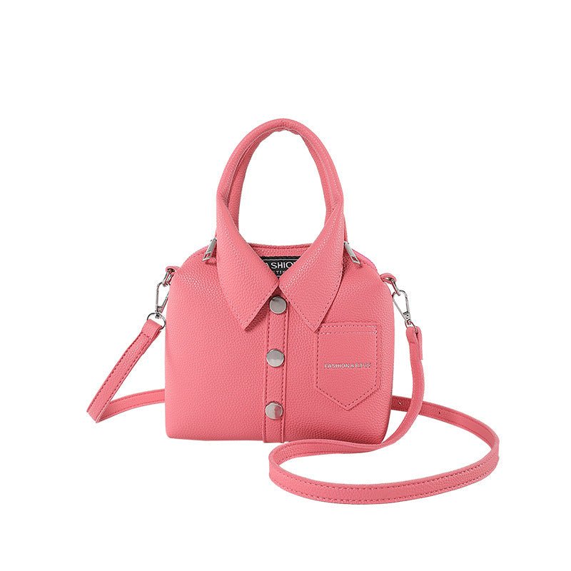 New Clothes Stylish Simple And Versatile Shoulder Crossbody Handbag $41.16 Dana Fashion Color: Pink Women's Bags Product information: Lining texture: Polyester Applicable scenario: Daily configuration Color: white, black, green, blue, pink, brown Outer ba