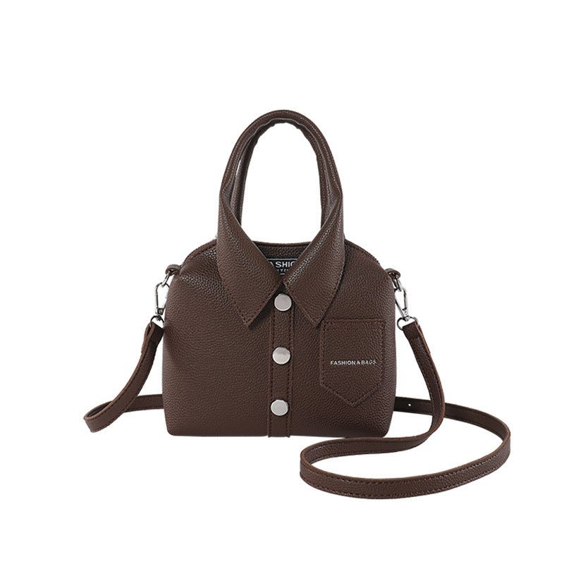 New Clothes Stylish Simple And Versatile Shoulder Crossbody Handbag $41.16 Dana Fashion Color: Brown Women's Bags Product information: Lining texture: Polyester Applicable scenario: Daily configuration Color: white, black, green, blue, pink, brown Outer b