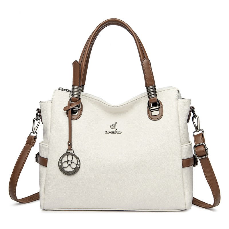 New Crossbody Shoulder Large Capacity Women's Bag $78.93 Dana Fashion Color: Beige Women's Bags Product information: Lining texture: Polyester Applicable scenarios: Daily matching Color: black, red, creamy-white, light khaki, dark khaki, gray, black [gift