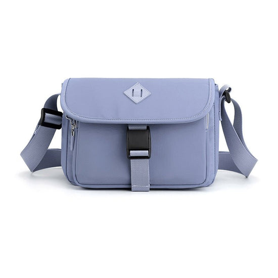 New Crossbody Versatile Simple Shoulder Bag $25.99 Dana Fashion Color: Light Blue Women's Bags Product information: Lining texture: Polyester Pattern: solid color Color: black, gray, dark blue, light blue, pink, purple, purplish red Processing Method: sof