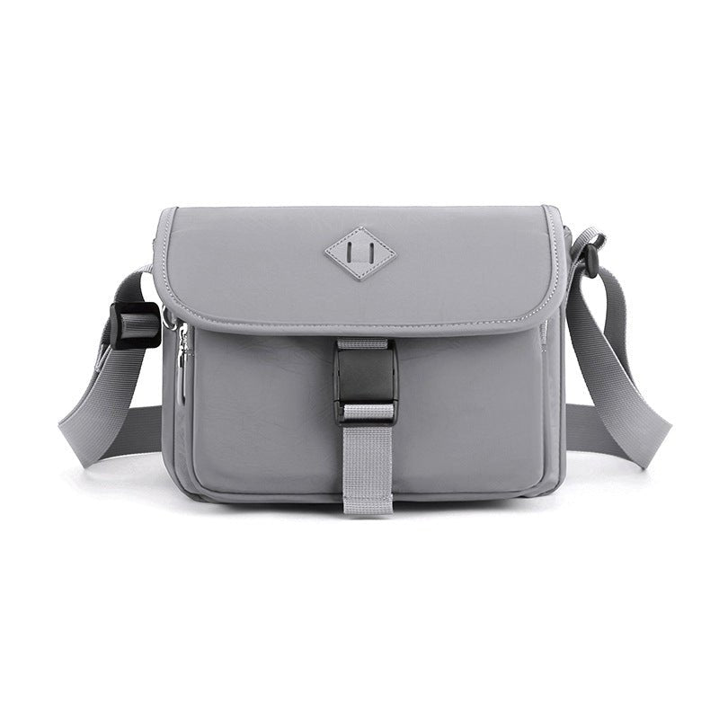 New Crossbody Versatile Simple Shoulder Bag $25.99 Dana Fashion Color: Gray Women's Bags Product information: Lining texture: Polyester Pattern: solid color Color: black, gray, dark blue, light blue, pink, purple, purplish red Processing Method: soft surf