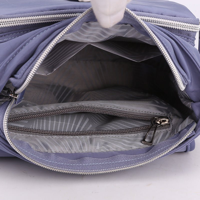 New Crossbody Versatile Simple Shoulder Bag $25.99 Dana Fashion Color: Black Women's Bags Product information: Lining texture: Polyester Pattern: solid color Color: black, gray, dark blue, light blue, pink, purple, purplish red Processing Method: soft sur
