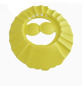 New Eco-friendly Material Kids Shower Baby Bath Adjustable Size $9.53 Dana Fashion Color: Yellow with ear Baby & Mother Overview: It can be used by babies to children. The hat is very flexible Multi-color optional, thick environmental protection material