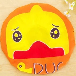 New Eco-friendly Material Kids Shower Baby Bath Adjustable Size $9.53 Dana Fashion Color: Duck Baby & Mother Overview: It can be used by babies to children. The hat is very flexible Multi-color optional, thick environmental protection material without any
