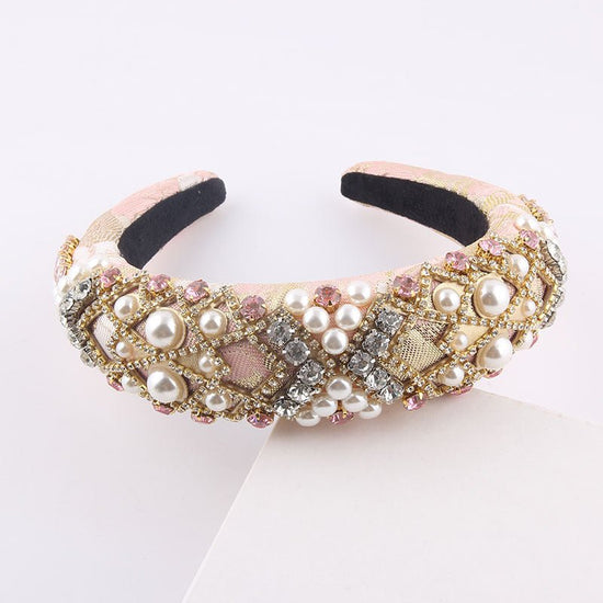 New European And American Style Exaggerated Sponge Baroque Headband $36.73 Dana Fashion Color: A Women's Accessories Product information: Treatment Process: Diamond Color: A,B,C Applicable people: women Material: sponge Popular elements: None Style: Origi