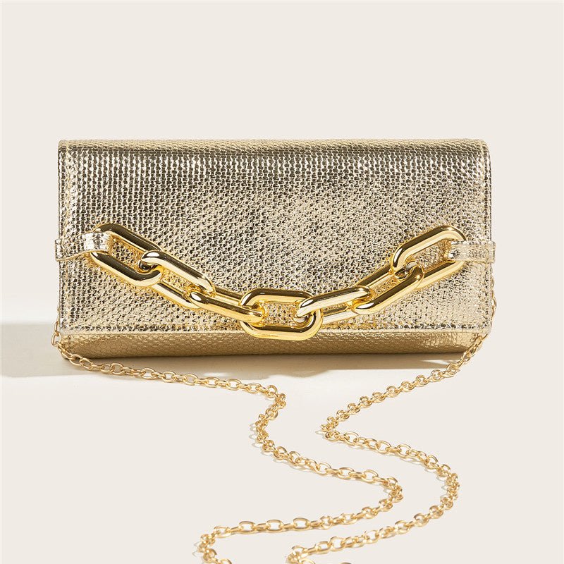New Evening Clutch Bags For Women Fashion Brand Snake Pattern Wedding Party Pouch Lady Chain Shoulder Crossbody Bag $38.37 Dana Fashion Color: Gold Women's Bags