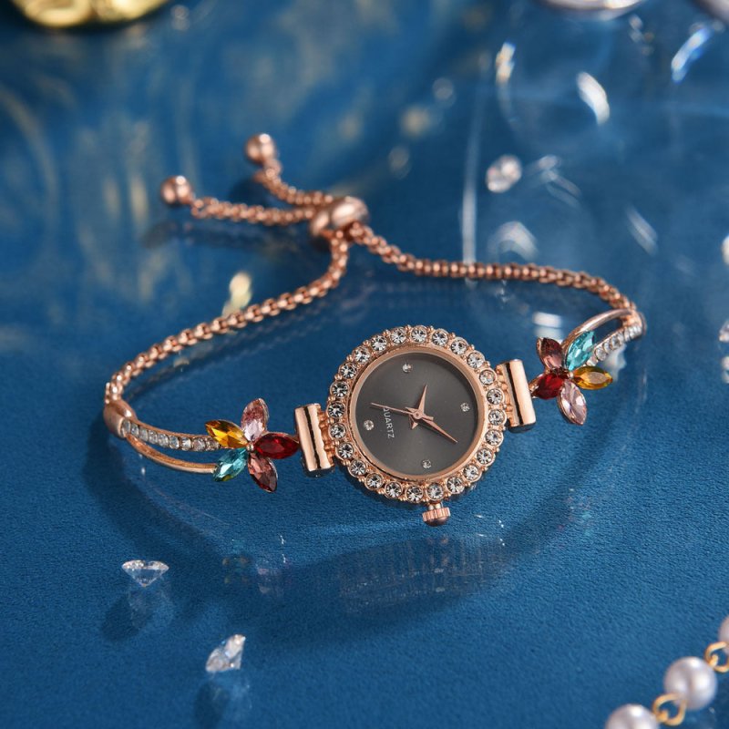 New Fashion Diamond Round Women's Watch Adjustable Bracelet Watch Women's Quartz Watch $19.90 Dana Fashion Color: Rose Gold Black Women's Accessories Product information: Color: rose gold Black, rose gold blue, rose gold Green, rose gold powder, gold, ros
