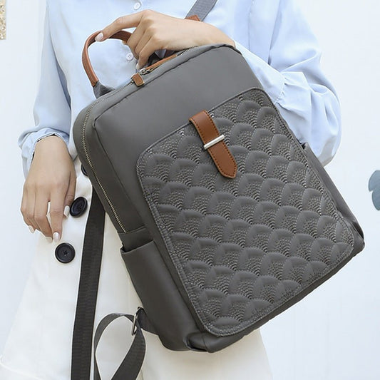 New Fashion Retro Fish Pattern Simple Backpack Large Capacity $36.99 Dana Fashion Color: Beige Women's Bags Product information: Lining text: Polyester Applicable scenario: Daily competition Color: creamy-white, khaki, gray, black Outer bag type: split po