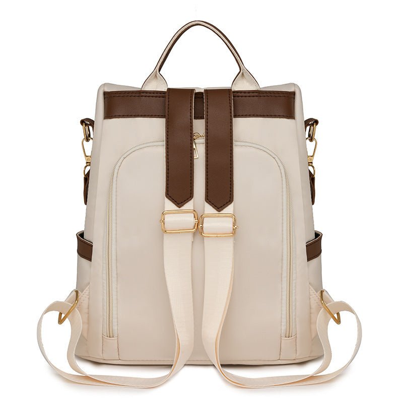 New Fashion Tassel Women's Backpack Casual Simple $42.55 Dana Fashion Color: Beige Women's Bags Product information: Color: cream-white, black, brown Outer bag type: split pocket Function: waterproof, durable, anti-theft Material: Nylon Style: Urban Simpl