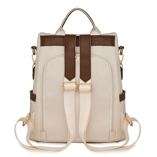 New Fashion Tassel Women's Backpack Casual Simple $42.55 Dana Fashion Color: Beige Women's Bags Product information: Color: cream-white, black, brown Outer bag type: split pocket Function: waterproof, durable, anti-theft Material: Nylon Style: Urban Simpl