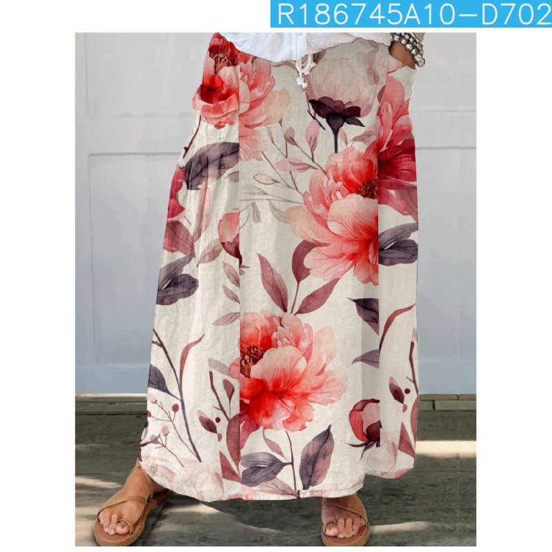 New Floral Pattern 3D Printed Skirt With Pockets $45.00 Dana Fashion Color: 28 Style Size: 2XL Women's clothing Product information: Pattern: cartoon character Fabric name: Chemical Fiber blend Color: Style 1, Style 2, Style 3, style 4,5,6,7,8,9,10,11,12,