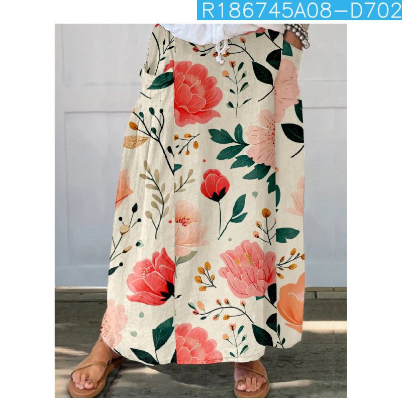 New Floral Pattern 3D Printed Skirt With Pockets $45.00 Dana Fashion Color: 26 Style Size: 2XL Women's clothing Product information: Pattern: cartoon character Fabric name: Chemical Fiber blend Color: Style 1, Style 2, Style 3, style 4,5,6,7,8,9,10,11,12,