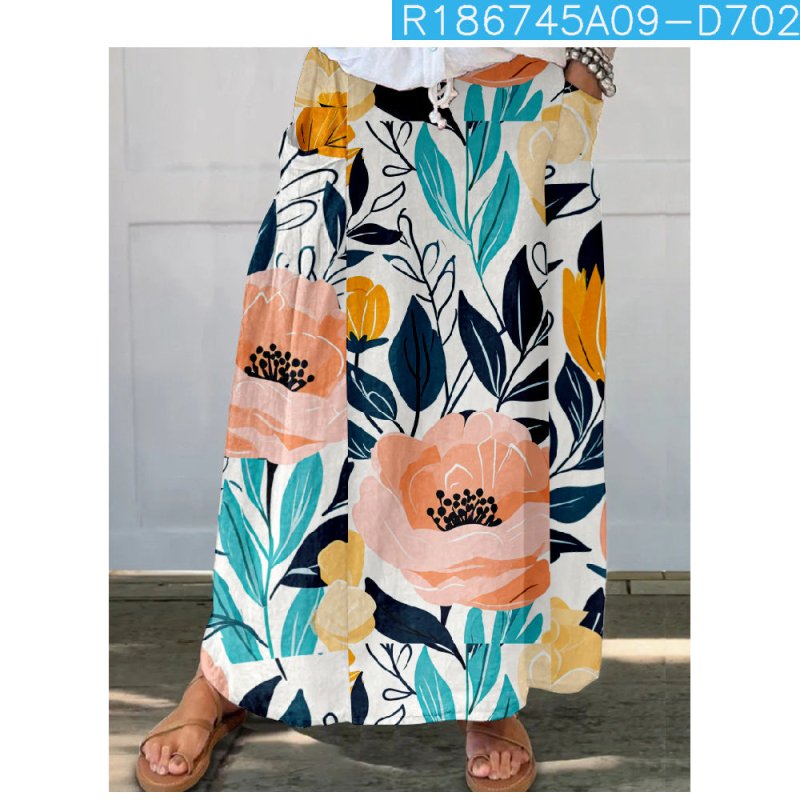New Floral Pattern 3D Printed Skirt With Pockets $45.00 Dana Fashion Color: 27 Style Size: 2XL Women's clothing Product information: Pattern: cartoon character Fabric name: Chemical Fiber blend Color: Style 1, Style 2, Style 3, style 4,5,6,7,8,9,10,11,12,