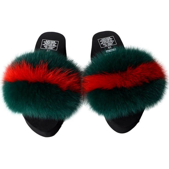 New Fox Fur Women's Sandals Height Increasing Leisure $89.00 Dana Fashion Color: Beige Size: 35 Women's shoes Product information: Pattern: solid color Color: yellow, black, dark gray, red, goose yellow, fruit Green, naked Pink, Lake Blue, caramel, wine r
