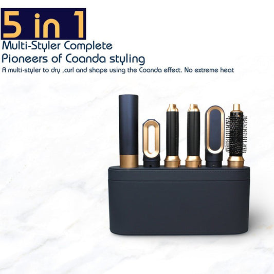 New Hair Dryer Multi Hair Styler 5 In1 Curling Iron Hair $49.00 Dana Fashion power: EU color box packaging Beauty Tools Product information: Diameter of thermal conductor: more than 31mm Product Category: Dry roll straight three in one Thermal conductor m
