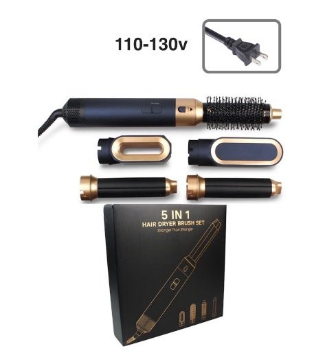 New Hair Dryer Multi Hair Styler 5 In1 Curling Iron Hair $64.99 Dana Fashion power: US color box packaging Beauty Tools Product information: Diameter of thermal conductor: more than 31mm Product Category: Dry roll straight three in one Thermal conductor m