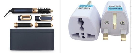 New Hair Dryer Multi Hair Styler 5 In1 Curling Iron Hair $86.99 Dana Fashion power: Withleathercase UK Beauty Tools Product information: Diameter of thermal conductor: more than 31mm Product Category: Dry roll straight three in one Thermal conductor mater